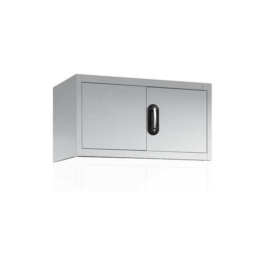 ACURADO add-on cupboard with hinged doors, HxWxD 500 x 930 x 400 mm, light grey.