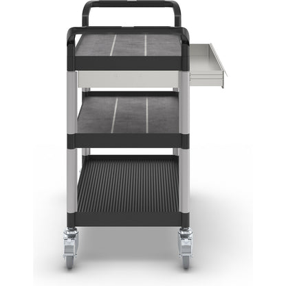 General purpose truck with drawers, LxWxH 850 x 480 x 1000 mm, 1 drawer, 3 shelves, max. load 250 kg.