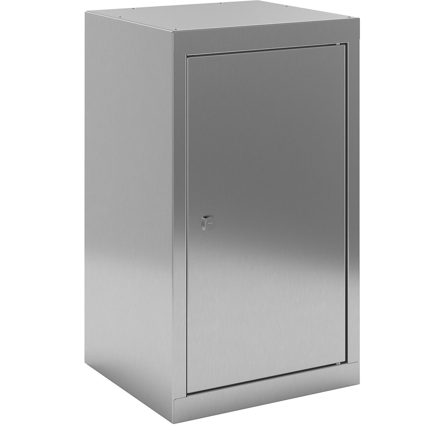 Stainless steel wall cupboard, HxWxD 600 x 350 x 320 mm, 1 shelf.