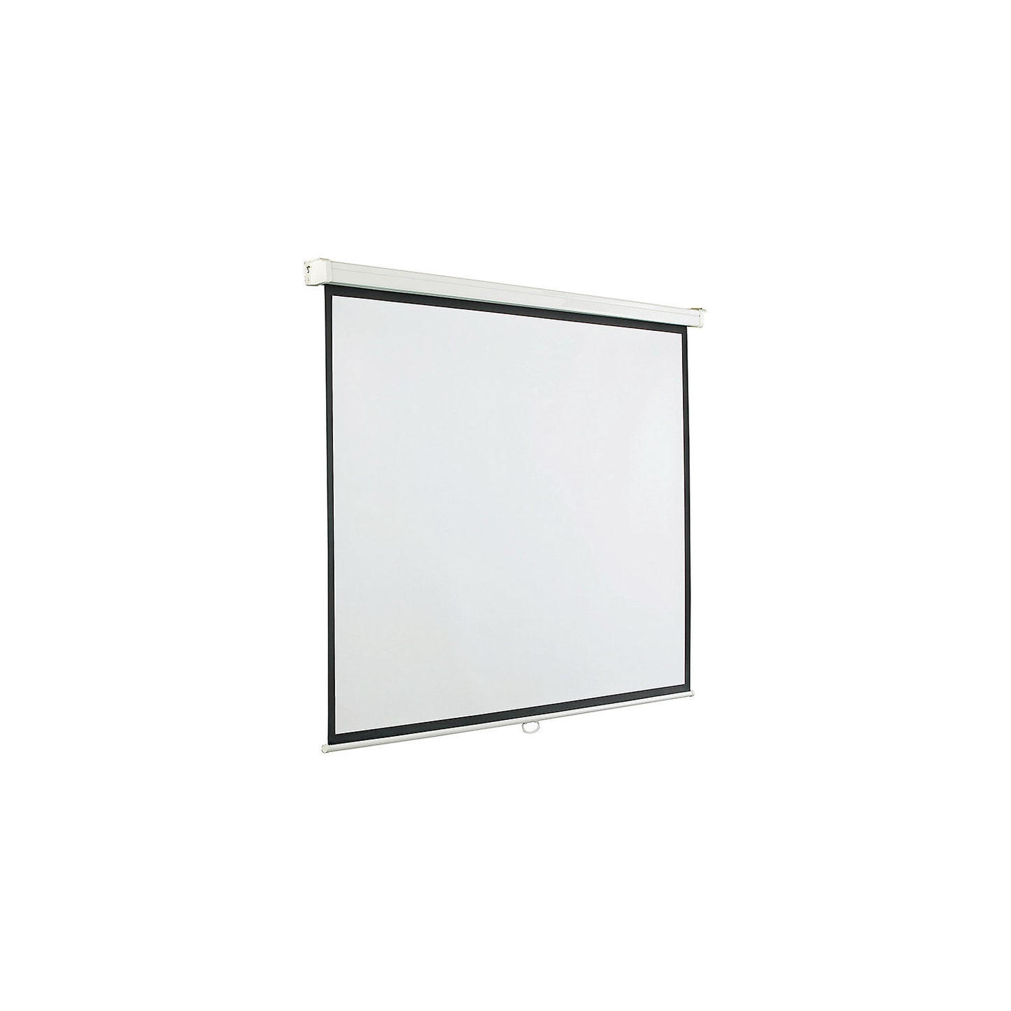 Projection screen, static, 1:1 projection format, viewing area WxH 1470 x 1530 mm.