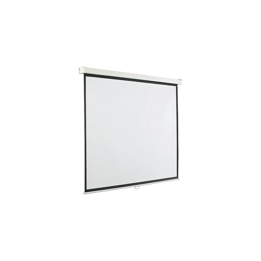 Projection screen, static, 1:1 projection format, viewing area WxH 1470 x 1530 mm.