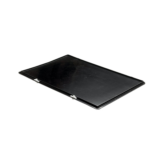 ESD hinged lid, pack of 4, for LxW 600 x 400 mm, height 20 mm.