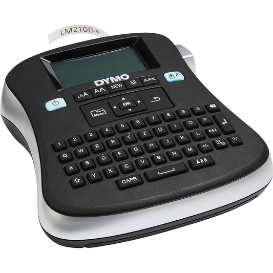 Labelling device, LabelManager™ 210D+, label widths 6 mm / 9 mm / 12 mm.