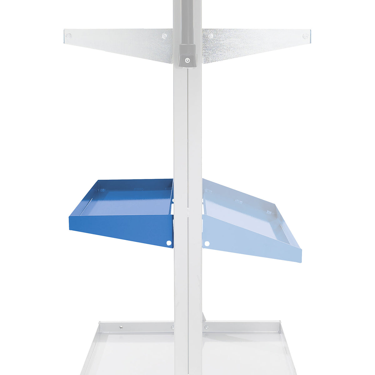 Shelf for workshop unit, level, LxWxH 1015 x 250 x 35 mm.