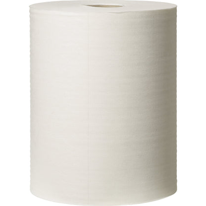 Paper wipes, extra strong, non-woven, 1-ply, white, 280 sheets/roll.