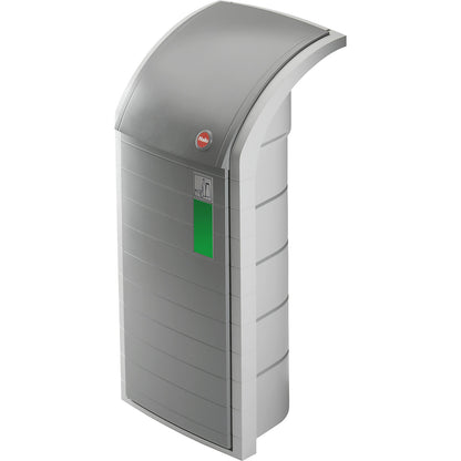 ProfiLine recyclable waste container WSB Design XXXL, capacity 120 l, access flap, grey.