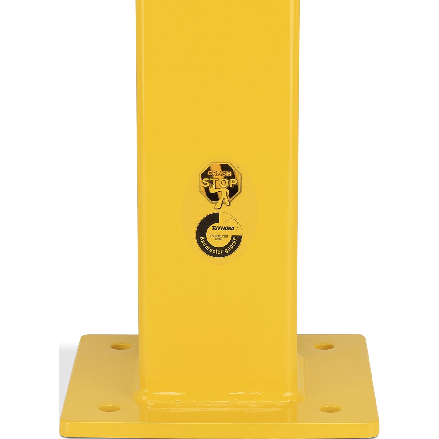 Posts for safety railing, for outdoor use, 1000 mm high for 2 bars, corner post.