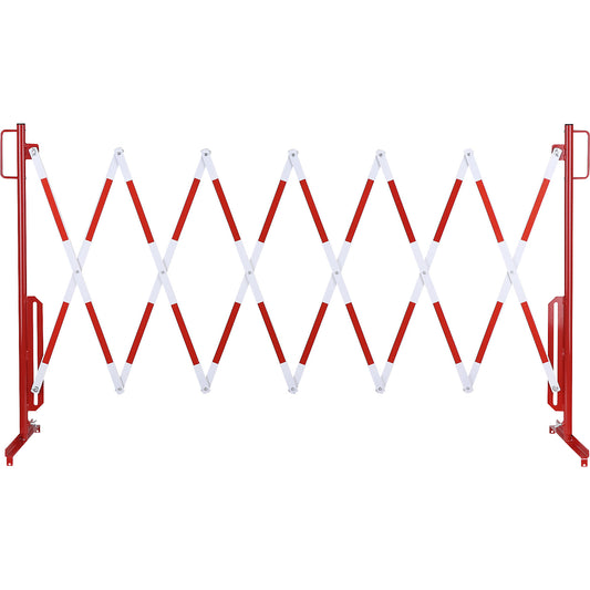 , with 2 support feet, red / white, max. length 3600 mm.