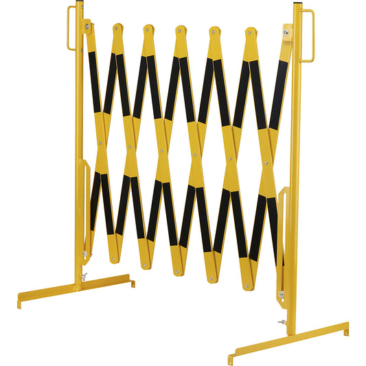 , with 2 support feet, yellow / black, max. length 4000 mm.
