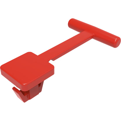 Single use seals for folding box, pack of 100, red.