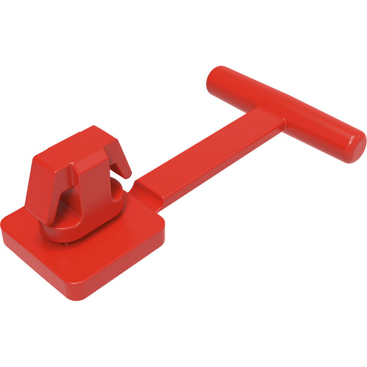 Single use seals for folding box, pack of 100, red.