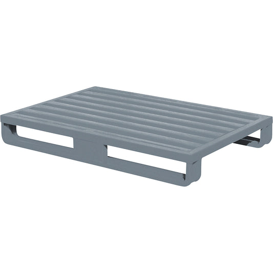 Sheet steel pallet, with wide runners, LxWxH 1000 x 800 x 160 mm.