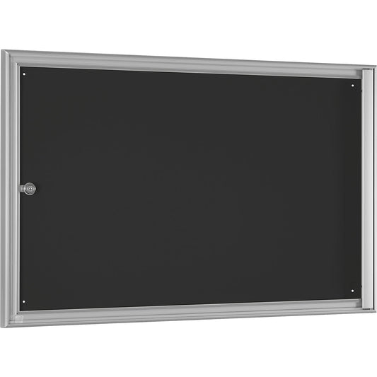 Display case for indoor use, external depth 27 mm, for A2, rear panel grey.