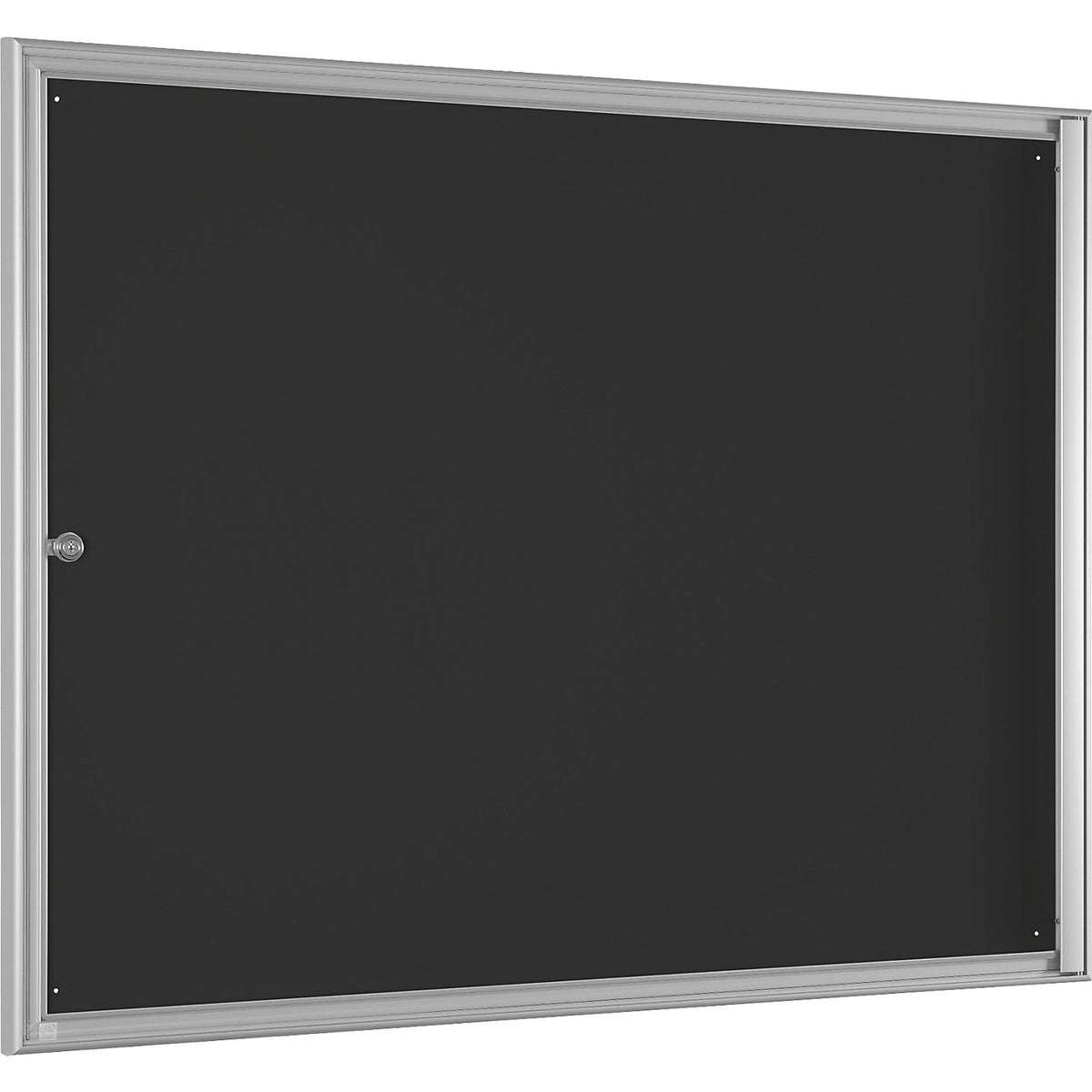 Display case for indoor use, external depth 27 mm, for A1, rear panel grey.