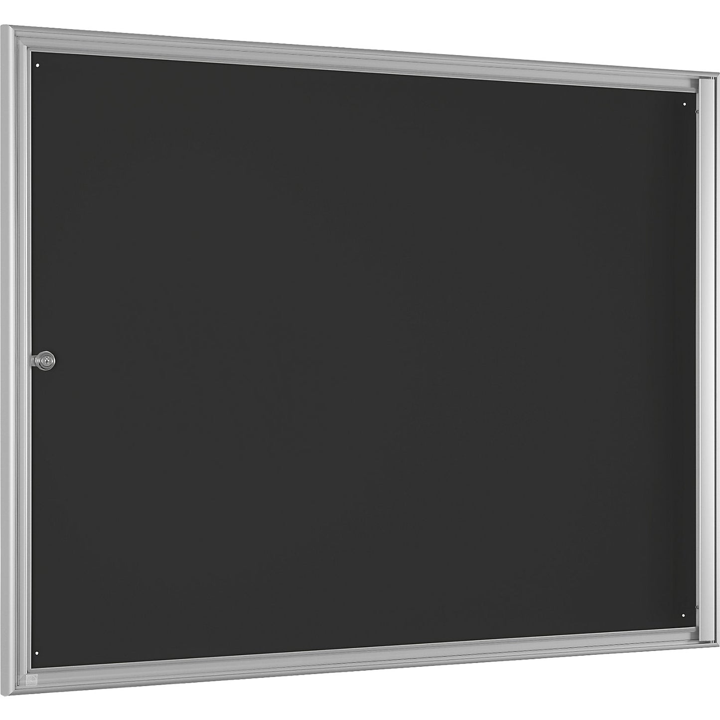 Display case for indoor use, external depth 27 mm, for A1, rear panel grey.