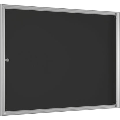 Display case for indoor use, external depth 27 mm, for A1, rear panel grey.