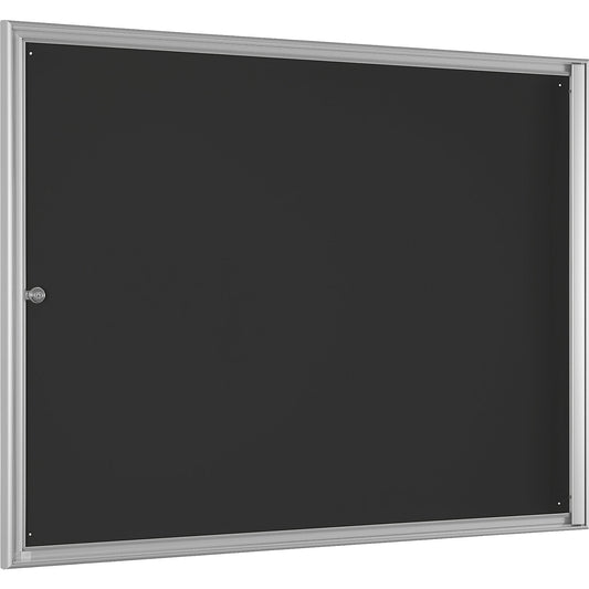 Display case for indoor use, external depth 27 mm, for A1, rear panel grey.