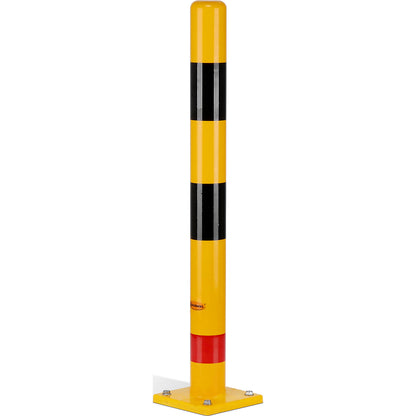 Crash protection bollard, made of plastic, Ø 90 mm.