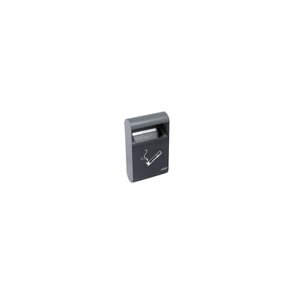 Wall ashtray, steel, with inner container, depth 65 mm, capacity 1.5 l.