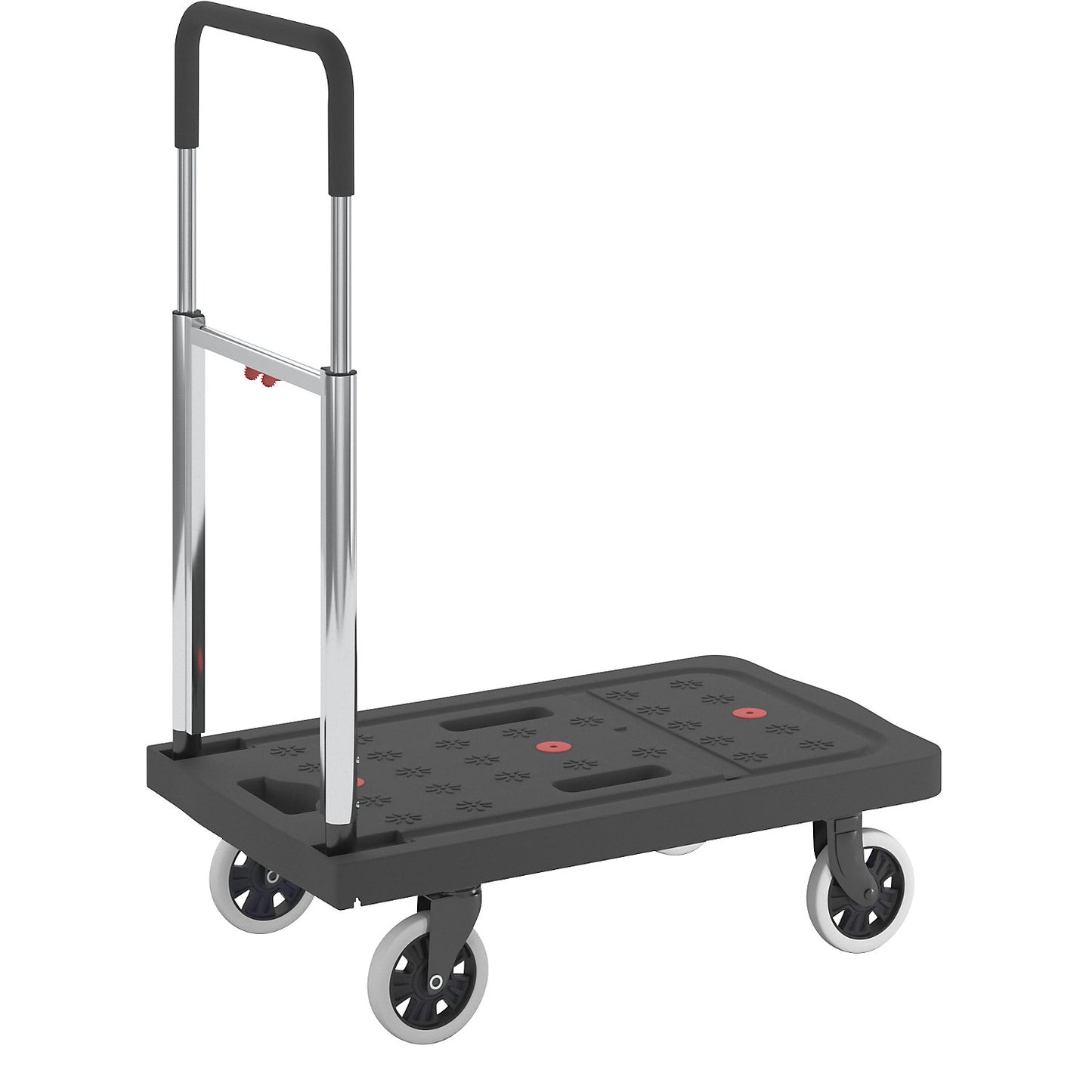 SLIMLINE platform truck, max. load 120 kg, platform LxW 680 x 410 mm, loading height 180 mm.