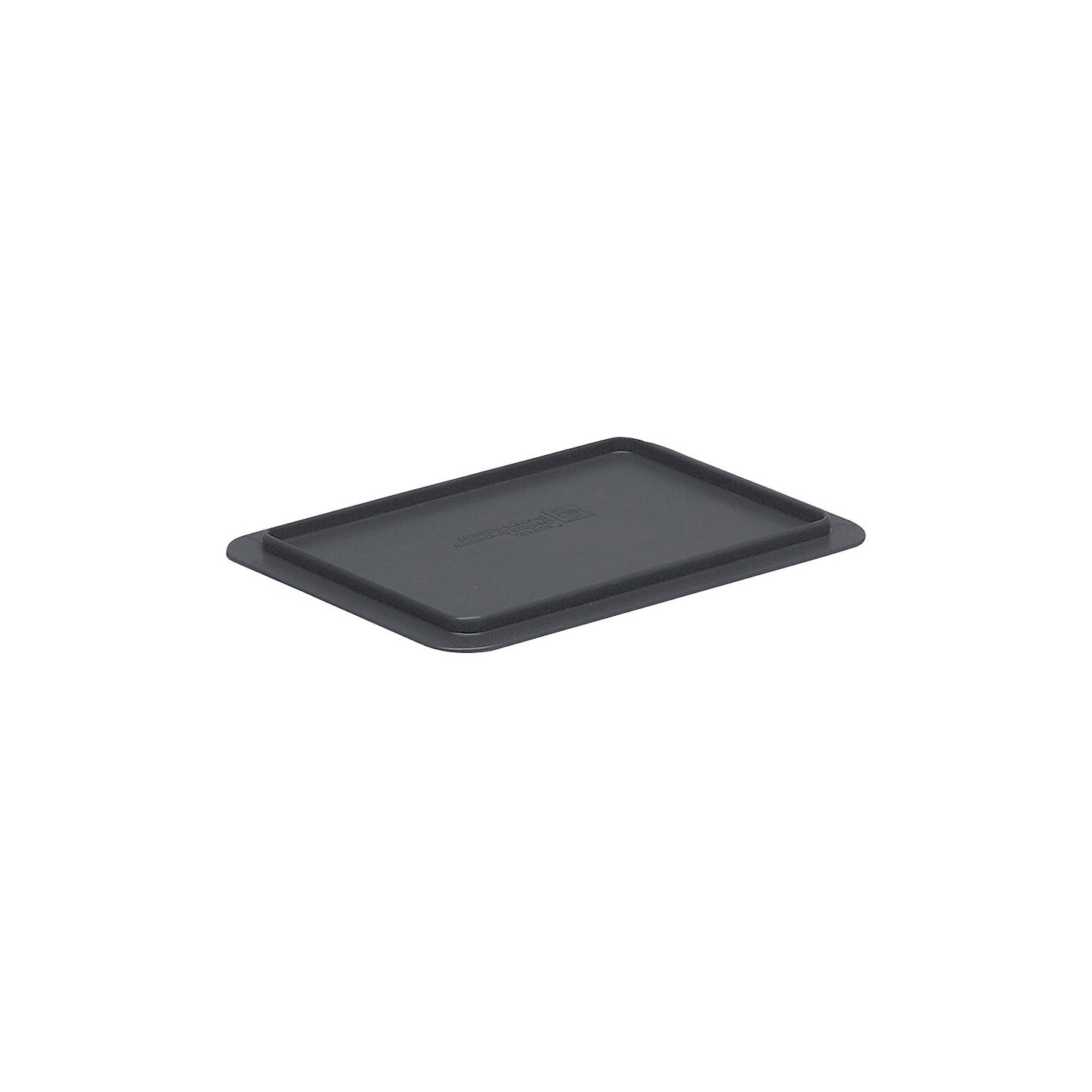 Push-on lid, dark grey, pack of 2, LxW 200 x 150 mm.