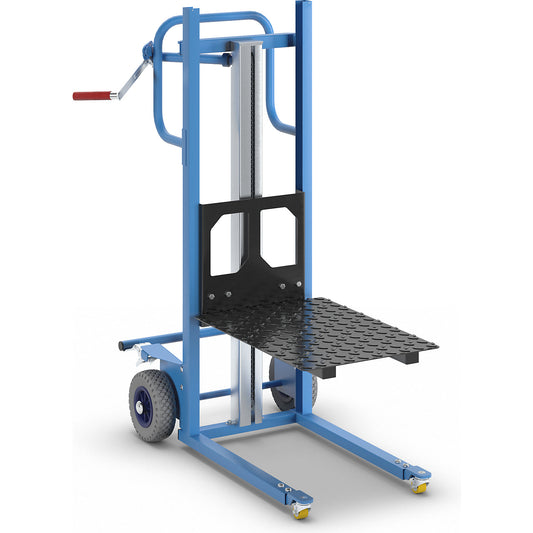 Lift truck, with platform, lifting range 80 - 945 mm.