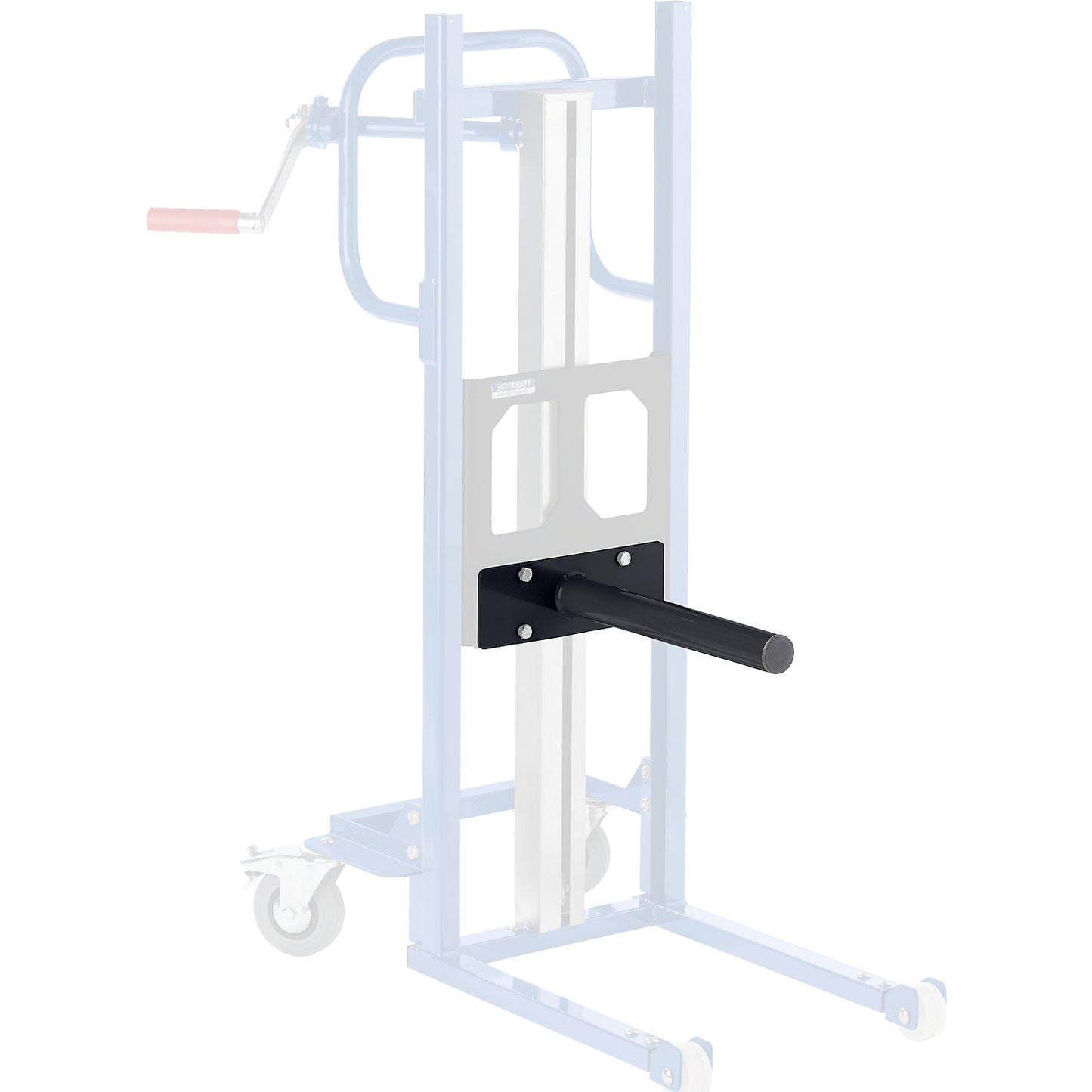 Spike for material lifter and lift truck, length 600 mm, Ø 42 mm.