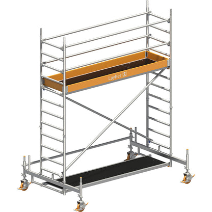 Universal mobile access tower, standard model, scaffolding height 3.58 m.