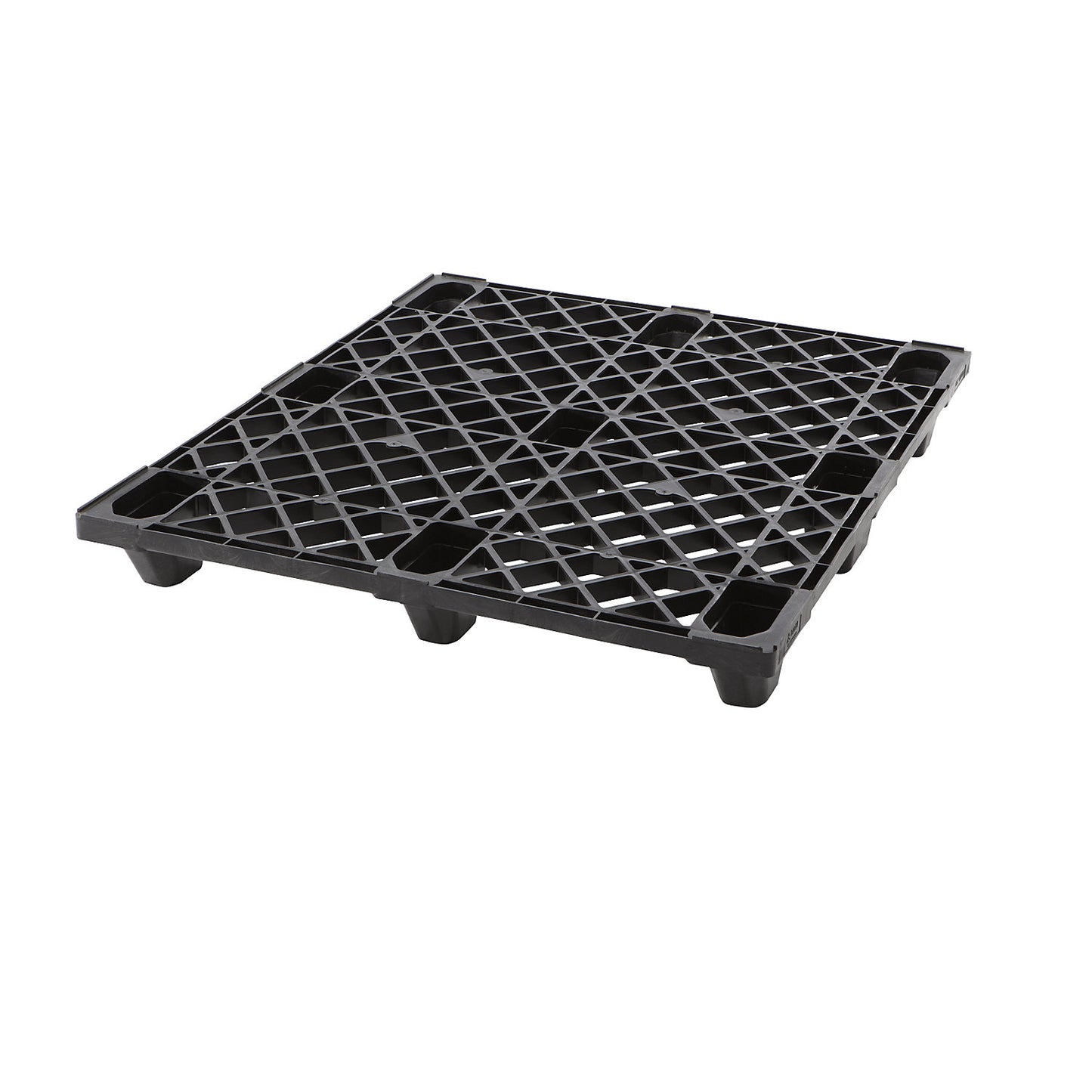 Industrial pallet bins made of plastic, LxW 1200 x 1000 mm, max. static load 1600 kg, pack of 10.