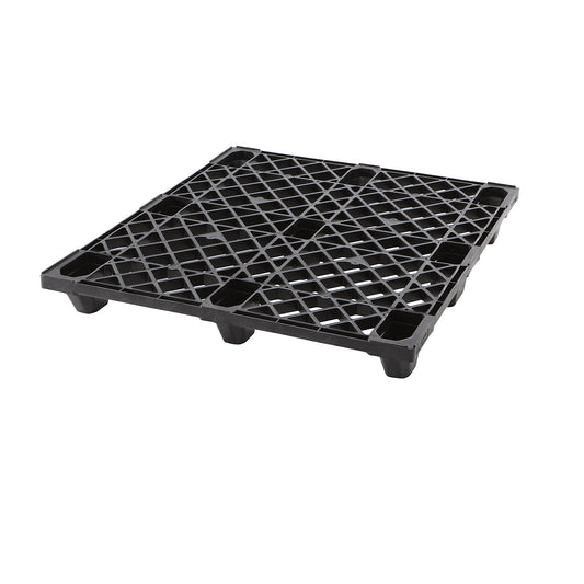 Industrial pallet bins made of plastic, LxW 1200 x 1000 mm, max. static load 1600 kg, pack of 10.