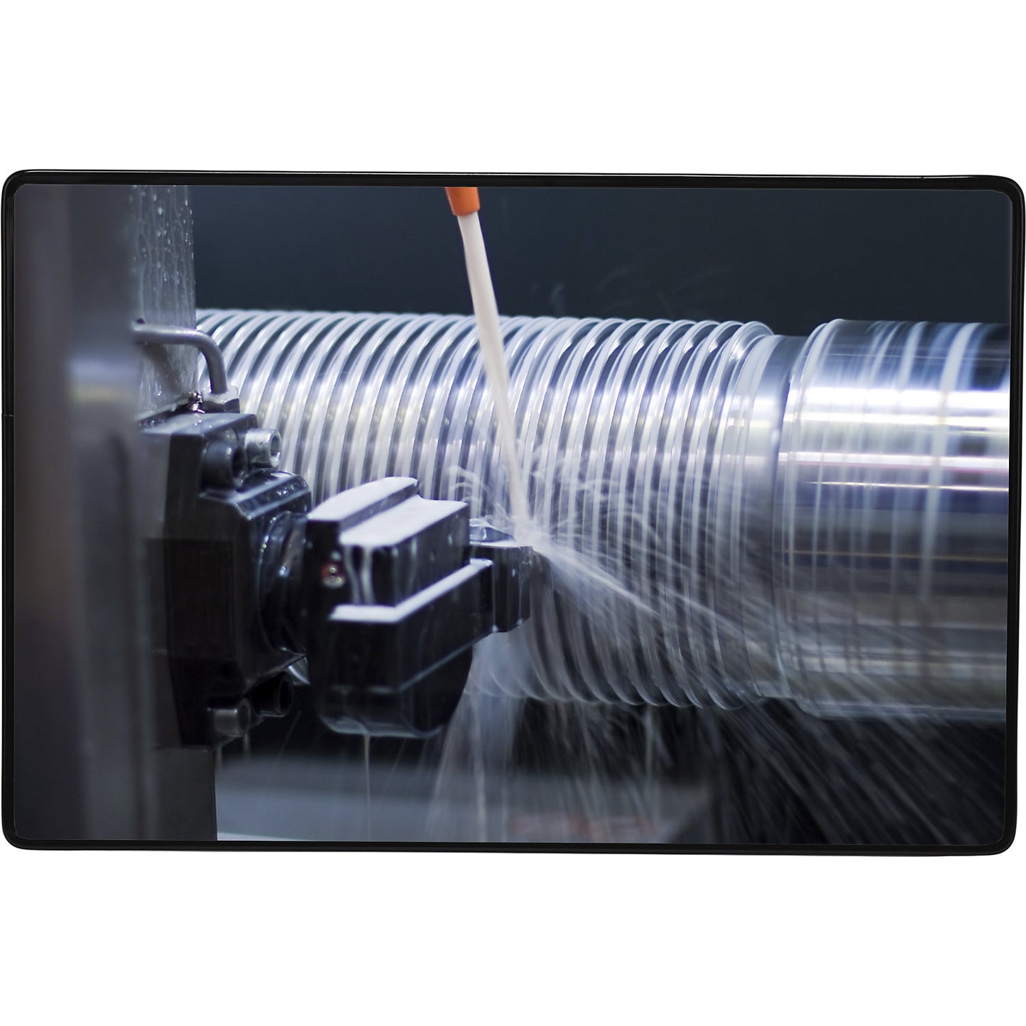 Monitoring and inspection mirror made of acrylic glass, with magnification effect, WxH 600 x 400 mm.