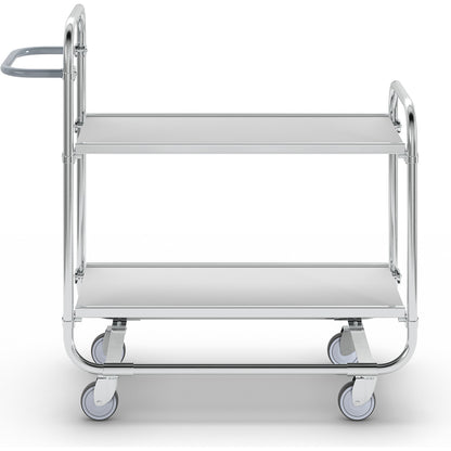 KM8000 order picking trolley, 2 shelves, 4 castors, LxWxH 1195 x 470 x 1120 mm.