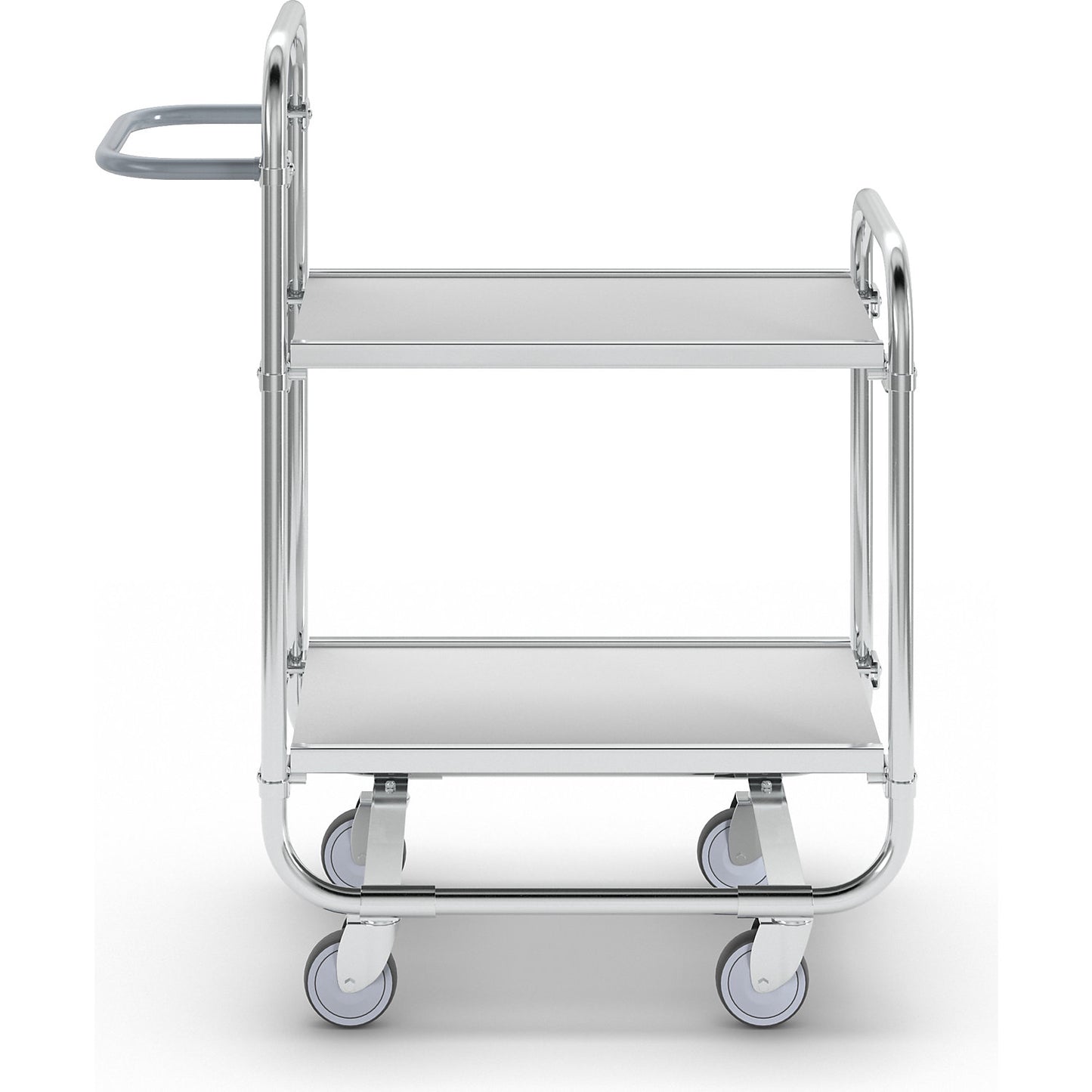 KM8000 order picking trolley, 2 shelves, 4 castors, LxWxH 945 x 470 x 1120 mm.