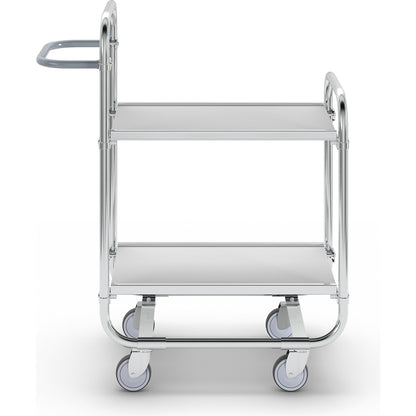 KM8000 order picking trolley, 2 shelves, 4 castors, LxWxH 945 x 470 x 1120 mm.