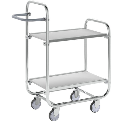 KM8000 order picking trolley, 2 shelves, 4 castors, LxWxH 945 x 470 x 1120 mm.