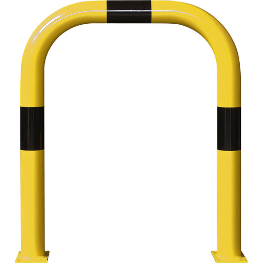 XXL crash protection bar, steel, Ø 108 mm, for outdoor use, H x W 1200 x 1000 mm.