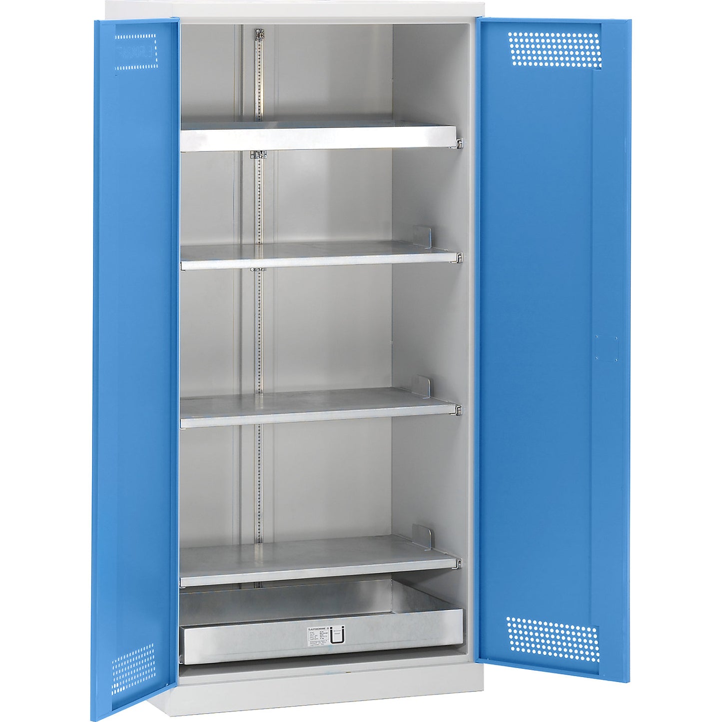 Environmental cupboard, with drawers for canisters, 5 storage levels, width 950 mm.