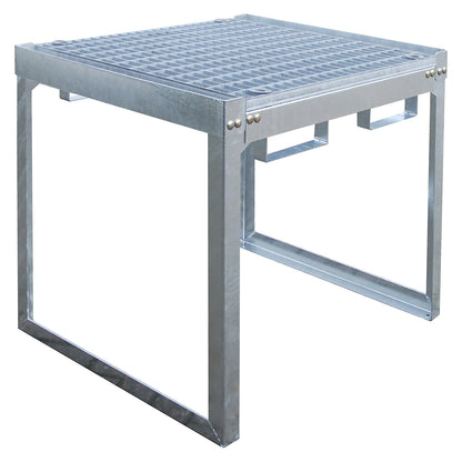 Drum and small container shelf unit, WxDxH 910 x 790 x 780 mm, for small containers.