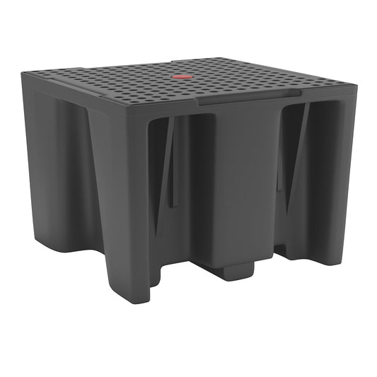 PE sump tray for IBC/CTC tank containers, capacity 1 container, length 1450 mm.