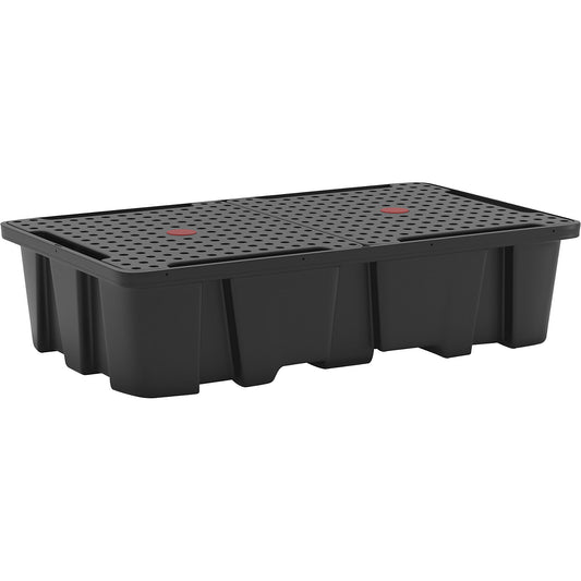 PE sump tray for IBC/CTC tank containers, capacity 2 containers, length 2450 mm.