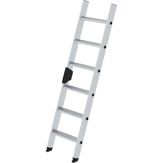 Lean to ladder with steps, professional version, width 420 mm, 6 steps, rail 58 x 25 mm.