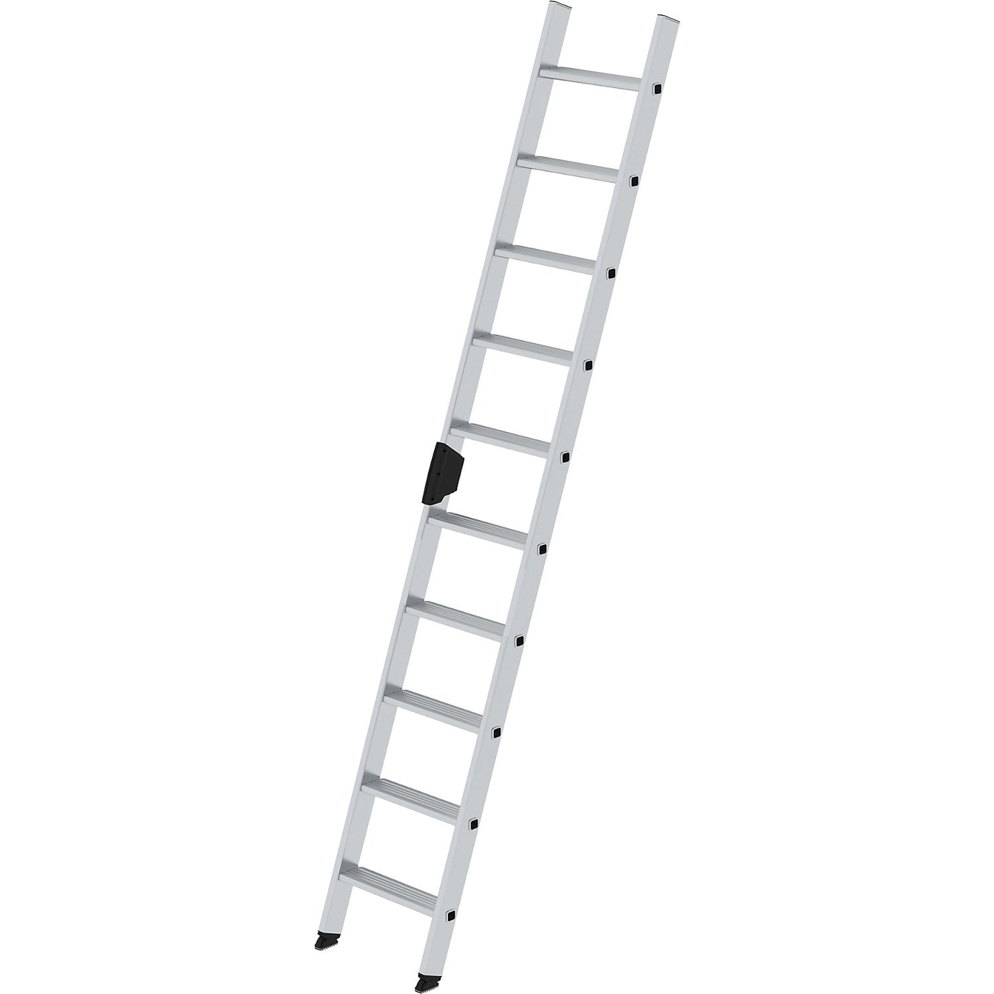 Lean to ladder with steps, professional version, width 420 mm, 10 steps, rail 58 x 25 mm.