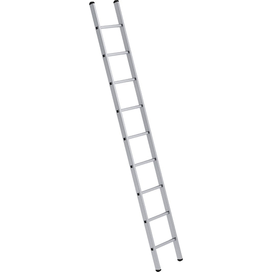 Lean to ladder with rungs, width 350 mm, rail 58 x 25 mm, 9 rungs.