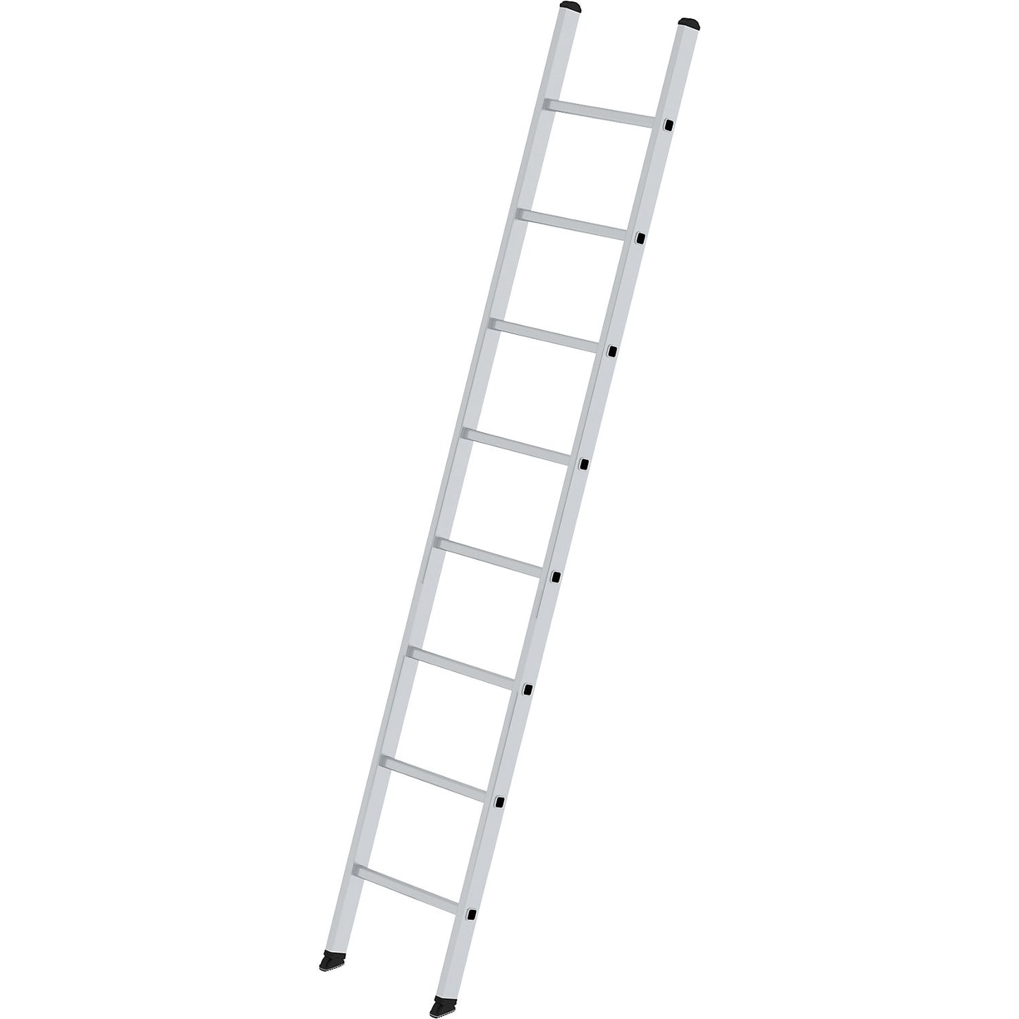 Lean to ladder with rungs, professional version, width 420 mm, 8 rungs, rail 58 x 25 mm.