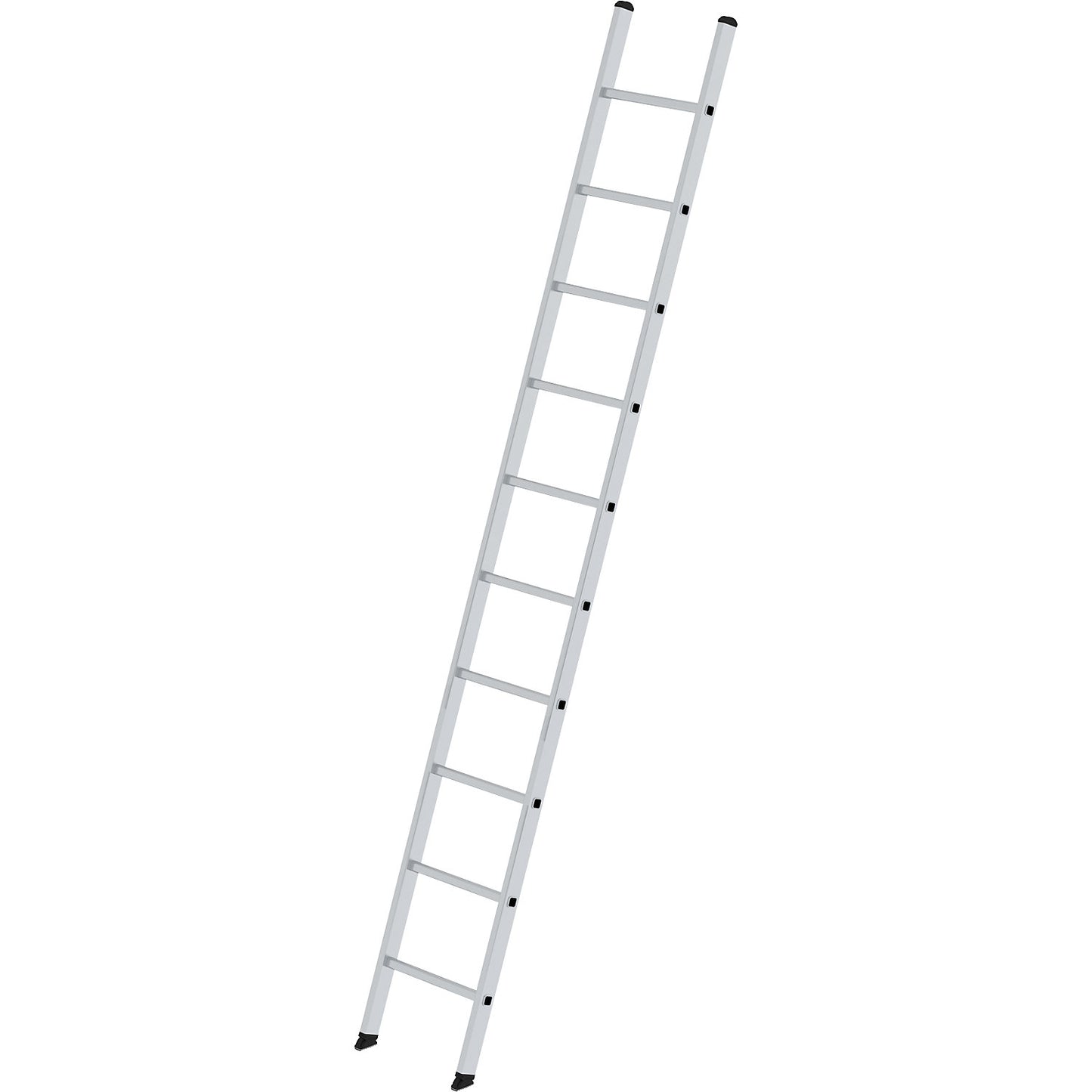 Lean to ladder with rungs, professional version, width 420 mm, 10 rungs, rail 58 x 25 mm.