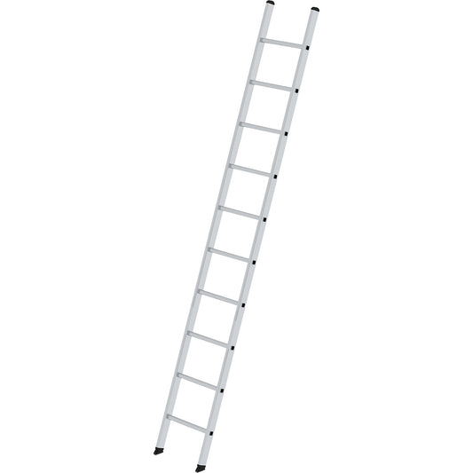 Lean to ladder with rungs, professional version, width 420 mm, 10 rungs, rail 58 x 25 mm.