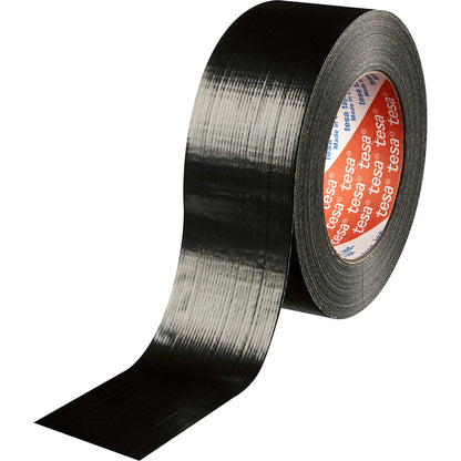 Fabric tape, tesa® PRO 74613 DUCT TAPE, pack of 24 rolls, black, tape width 50 mm.