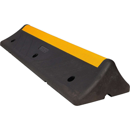 Wheel stop, LxWxH 1000 x 300 x 150 mm, black / yellow.