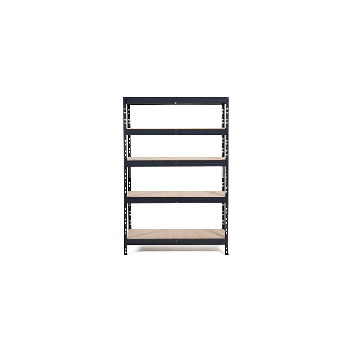 Lagan storage shelving unit, shelving unit height 1800 mm, WxD 1200 x 500 mm.