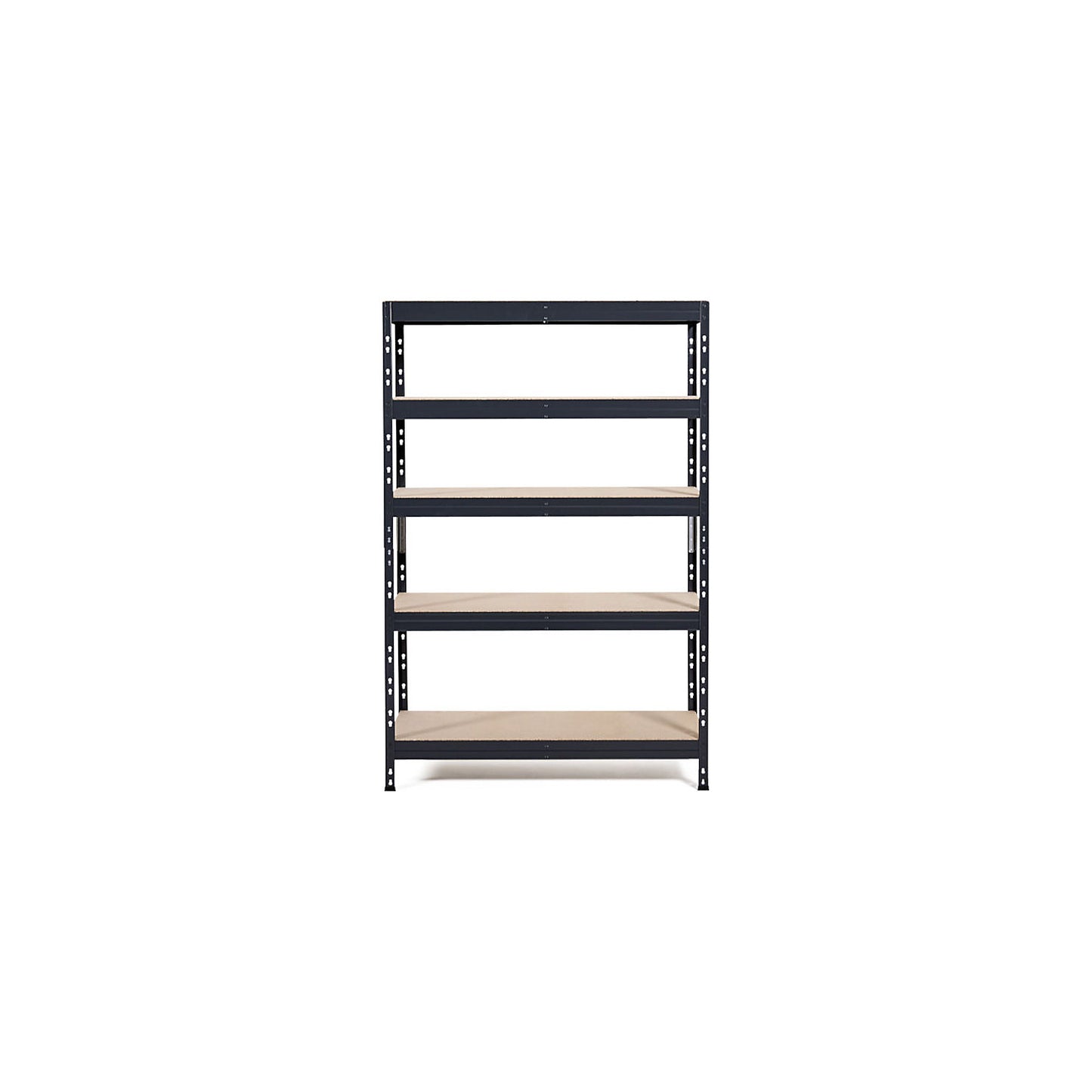 Lagan storage shelving unit, shelving unit height 1800 mm, WxD 1200 x 500 mm.